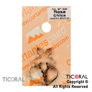 CORTANTE C 336 ROSA CHICA ACERO 3 x 1